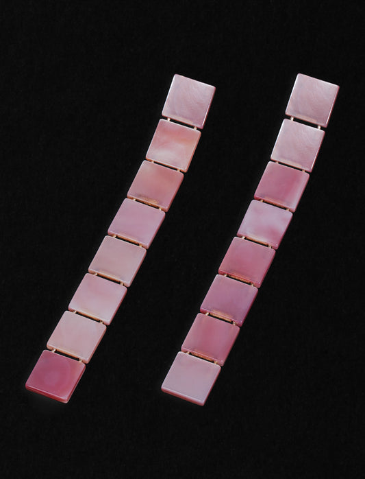 Long Aurora Earrings, pink